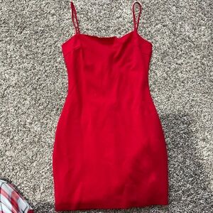 Lulu’s Red Spaghetti Strap Dress